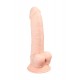 Фаллоимитатор RealStick Silicone Jake G, сайлекспан, телесный, 20,5 см