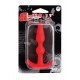 Красная анальная втулка T-SHAPE SILICONE BUTT PLUG RED - 9,9 см.