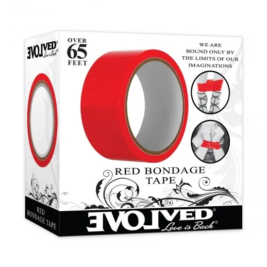 BONDAGE TAPE - BLACK Самоклеящаяся лента для связывания, красная EN-BD-8300-2 BONDAGE TAPE - BLACK Самоклеящаяся лента для связывания, красная EN-BD-8300-2