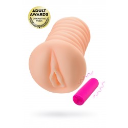 Мастурбатор реалистичный с вибрацией KOKOS Three Sisters Nymph, TPR, бежевый, 18 см Мастурбатор реалистичный с вибрацией KOKOS Three Sisters Nymph, TPR, бежевый, 18 см