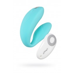 Голубой вибромассажер для пар We-Vibe Sync Aqua на радиоуправлении Голубой вибромассажер для пар We-Vibe Sync Aqua на радиоуправлении