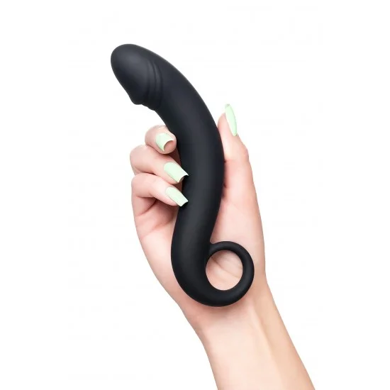 Анальный стимулятор TOYFA POPO Pleasure, водонепроницаемый, силикон, черный, 18 см, Ø 3,5 см 731428 Анальный стимулятор TOYFA POPO Pleasure, водонепроницаемый, силикон, черный, 18 см, Ø 3,5 см 731428