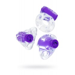 Набор виброколец Eromantica Set №1, силикон, прозрачный, 3 шт Набор виброколец Eromantica Set №1, силикон, прозрачный, 3 шт