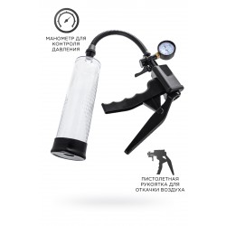 Механическая помпа для пениса Sexus Men Training Viggo, ABS-пластик, черная, 62 см Механическая помпа для пениса Sexus Men Training Viggo, ABS-пластик, черная, 62 см