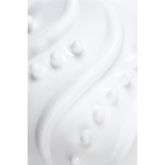 Мастурбатор нереалистичный Eromantica Velvet, TPE+ABS, белый