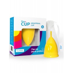 Желтая менструальная чаша OneCUP Classic - размер S Желтая менструальная чаша OneCUP Classic - размер S
