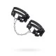 Оковы Pecado BDSM, из двух ремешков, натуральная кожа, чёрные 02206 Оковы Pecado BDSM, из двух ремешков, натуральная кожа, чёрные 02206