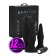 Комплект из 3-х анальных пробок Ego stick ESP-012 black