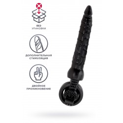 Насадка на пенис, PVC, черная, 24 см Насадка на пенис, PVC, черная, 24 см