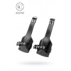 Подвес Pecado BDSM, мягкий с белой строчкой, натуральная кожа, чёрный Подвес Pecado BDSM, мягкий с белой строчкой, натуральная кожа, чёрный