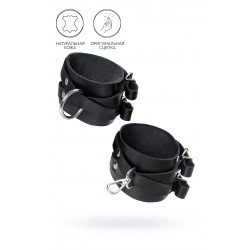 Оковы Pecado BDSM, с двумя перекрёстными ремешками, сцепка-оригинальный карабин, натуральная кожа Оковы Pecado BDSM, с двумя перекрёстными ремешками, сцепка-оригинальный карабин, натуральная кожа