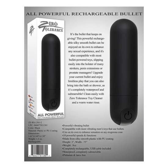 Вибропуля ALL POWERFUL ZE-RS-1301-2