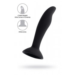 Анальная втулка A-Toys by TOYFA Stroft, силикон, черный, 10,5 см Анальная втулка A-Toys by TOYFA Stroft, силикон, черный, 10,5 см