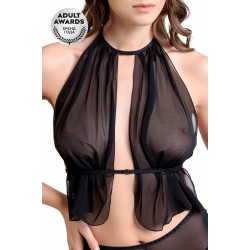 Бралетт с пояском Erolanta Clara, черный (48-52) Бралетт с пояском Erolanta Clara, черный (48-52)