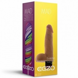 Телесный реалистичный мультискоростной вибратор Mad Lollipop - 17,5 см. Телесный реалистичный мультискоростной вибратор Mad Lollipop - 17,5 см.