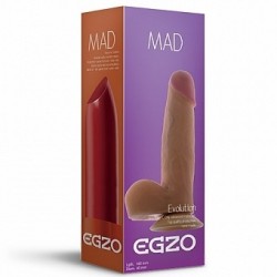 Телесный фаллоимитатор с присоской Mad Lipstick - 16,5 см. Телесный фаллоимитатор с присоской Mad Lipstick - 16,5 см.