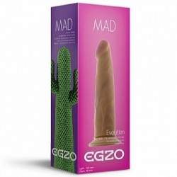 Телесный фаллоимитатор без мошонки Mad Cactus - 18,5 см. Телесный фаллоимитатор без мошонки Mad Cactus - 18,5 см.