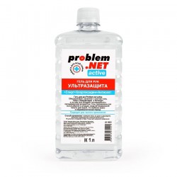 Обеззараживающий гель для рук Problem.net Active - 1000 мл. Обеззараживающий гель для рук Problem.net Active - 1000 мл.