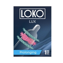 Стимулирующая насадка на пенис LOKO LUX с продлевающим эффектом Стимулирующая насадка на пенис LOKO LUX с продлевающим эффектом
