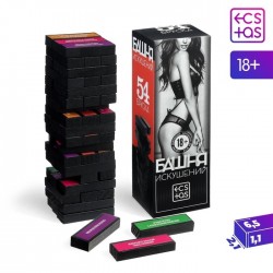 ПАДАЮЩАЯ БАШНЯ ИСКУШЕНИЕ с фантами, 54 бруска