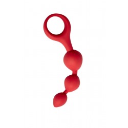 Анальные шарики Moons, 3 x 13 см , цвет бордовый Анальные шарики Moons, 3 x 13 см , цвет бордовый