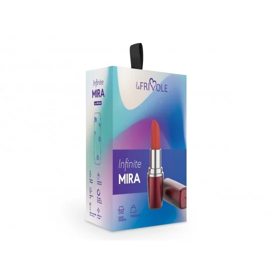 Вибратор помада Mira, цвет бордовый (INFINITE) 06649 Вибратор помада Mira, цвет бордовый (INFINITE) 06649