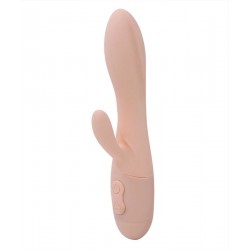 Вибратор с клиторальным отростком Kiara, цвет слоновая кость (SOLAR collection) Вибратор с клиторальным отростком Kiara, цвет слоновая кость (SOLAR collection)