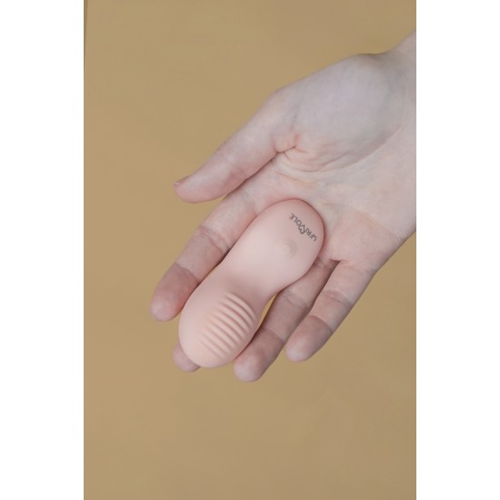 Вибрирующая насадка на палец Aliot, цвет персиковый (INFINITE)