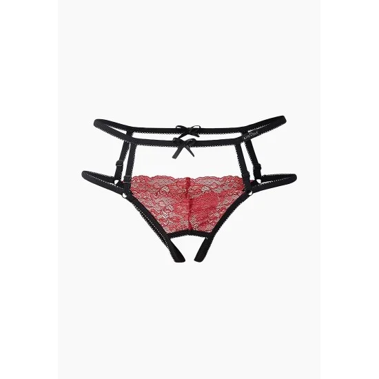 Интригующие красные трусики с доступом и лентами (Easy to love) 04328L/XL (46-48) Интригующие красные трусики с доступом и лентами (Easy to love) 04328L/XL (46-48)