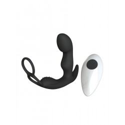 Массажер простаты с пультом ДУ Taurus, цвет черный (INFINITE MEN)
