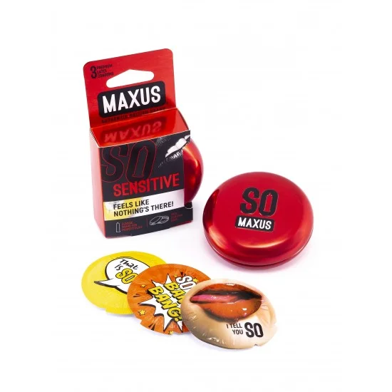 Презервативы MAXUS Ультратонкие в железном кейсе  № 3, 18 см 0901-005