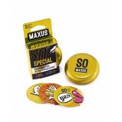 Презервативы MAXUS Точечно-ребристые в железном кейсе № 3, 18 см Презервативы MAXUS Точечно-ребристые в железном кейсе № 3, 18 см