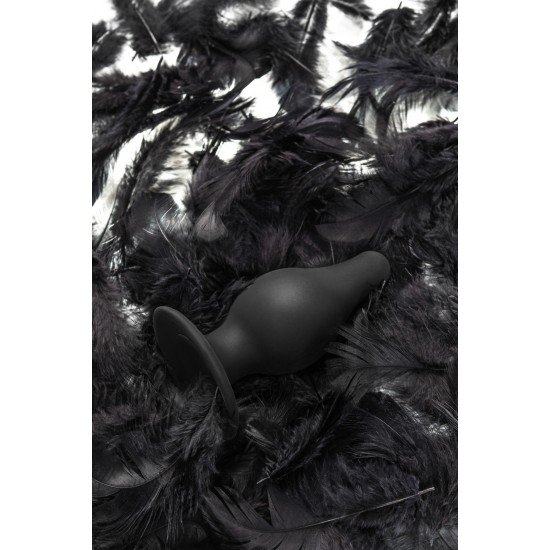 Анальная втулка Erotist Spade M, сайлекспан, чёрный, 10 см