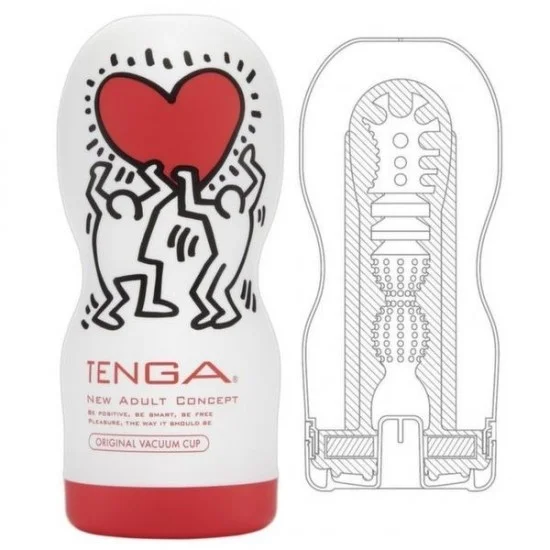 TENGA Мастурбатор Keith Haring Cup Deep Throat KHC-201 TENGA Мастурбатор Keith Haring Cup Deep Throat KHC-201