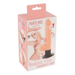 Nature Skin Вибратор на присоске, M Nature Skin Вибратор на присоске, M