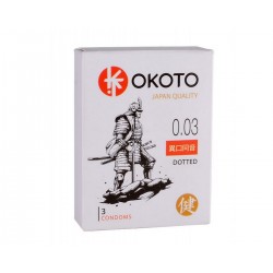 OKOTO DOTTED, Презервативы с точечной текстурированной поверхностью с продлевающим эффектом OKOTO DOTTED, Презервативы с точечной текстурированной поверхностью с продлевающим эффектом