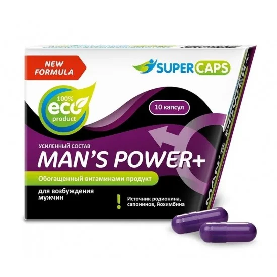 Средство возбуждающее Man's Power plus 10 капсул + 1 в подарок 150274 Средство возбуждающее Man's Power plus 10 капсул + 1 в подарок 150274
