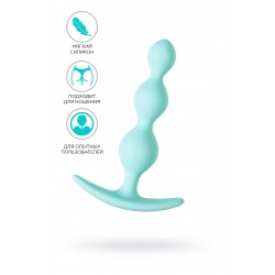 Анальная втулка ToDo by Toyfa Triple, силикон, мятная, 10,5 см, Ø 2,4 см Анальная втулка ToDo by Toyfa Triple, силикон, мятная, 10,5 см, Ø 2,4 см