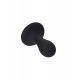 Анальная втулка Erotist Hidro S, силикон, чёрный, 8,5 см