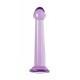 Нереалистичный фаллоимитатор Jelly Dildo S Toyfa Basic, TPE, фиолетовый, 15,5 см