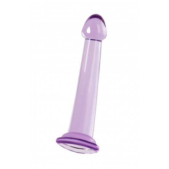 Нереалистичный фаллоимитатор Jelly Dildo S Toyfa Basic, TPE, фиолетовый, 15,5 см