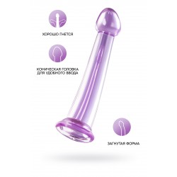 Нереалистичный фаллоимитатор Jelly Dildo M Toyfa Basic, TPE, фиолетовый, 18 см Нереалистичный фаллоимитатор Jelly Dildo M Toyfa Basic, TPE, фиолетовый, 18 см