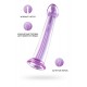 Нереалистичный фаллоимитатор Jelly Dildo M Toyfa Basic, TPE, фиолетовый, 18 см