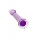 Нереалистичный фаллоимитатор Jelly Dildo M Toyfa Basic, TPE, фиолетовый, 18 см