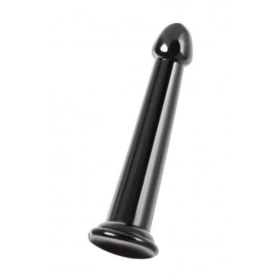 Нереалистичный фаллоимитатор Jelly Dildo L Toyfa Basic, TPE, черный, 20 см 882027-5 Нереалистичный фаллоимитатор Jelly Dildo L Toyfa Basic, TPE, черный, 20 см 882027-5