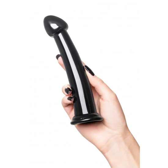 Нереалистичный фаллоимитатор Jelly Dildo L Toyfa Basic, TPE, черный, 20 см 882027-5 Нереалистичный фаллоимитатор Jelly Dildo L Toyfa Basic, TPE, черный, 20 см 882027-5