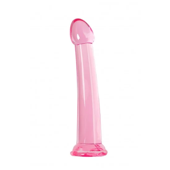 Нереалистичный фаллоимитатор Jelly Dildo XL Toyfa Basic, TPE, Розовый, 22 см 882028-3