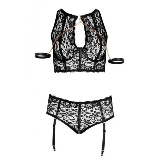 Cottelli Bondage Комплект кружевной с фиксацией, 95D/2XL 22136131451 Cottelli Bondage Комплект кружевной с фиксацией, 95D/2XL 22136131451