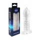 Закрытая прозрачная насадка Crystal sleeve - 12 см. EE-10032
