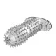 Закрытая прозрачная насадка Crystal sleeve - 12 см. EE-10032